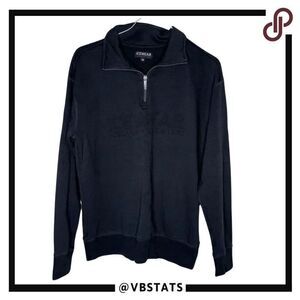 Icewear Black on Black‎ Logo 1/4 Zip Performance outdoor Top Shell in Medium